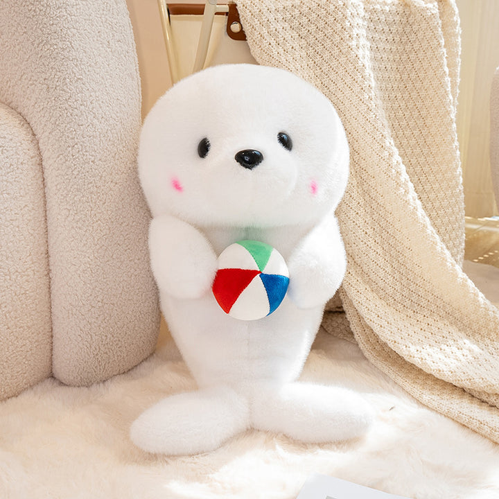 Cuddly Plush Seal Toy with Play Ball Accessory Kalsten