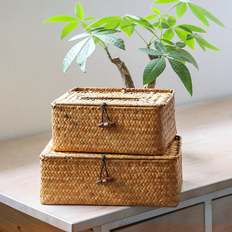 Artisan Woven Storage Box with Dividers Kalsten