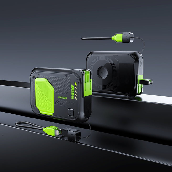 Multifunctional power bank with integrated charging cable and outstanding fast charging function Kalsten