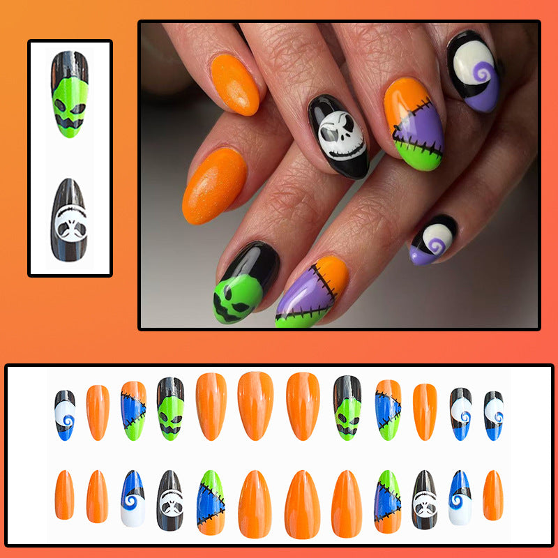 Halloween-Themed Nail Art