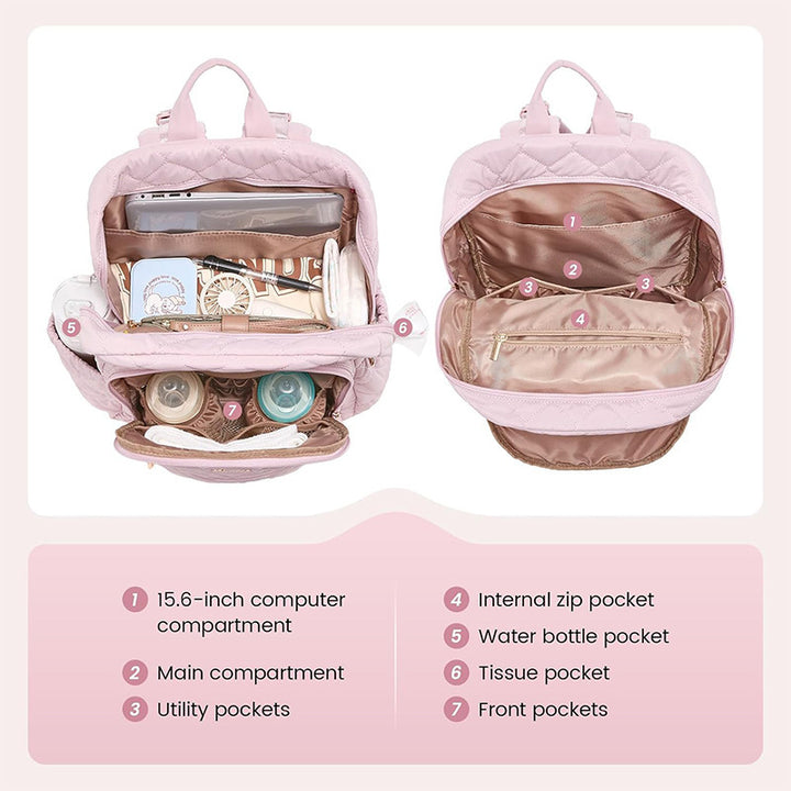 Padded Backpack with Practical Interior Organizer Kalsten