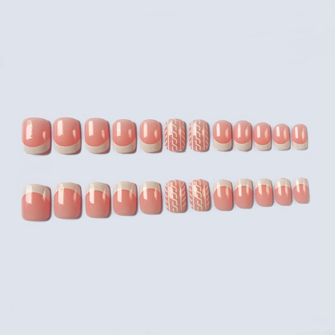 Elegant French Tip Nail Design Kit
