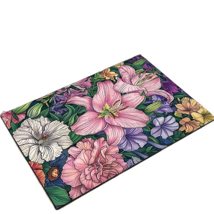 Floral Pattern Area Rug