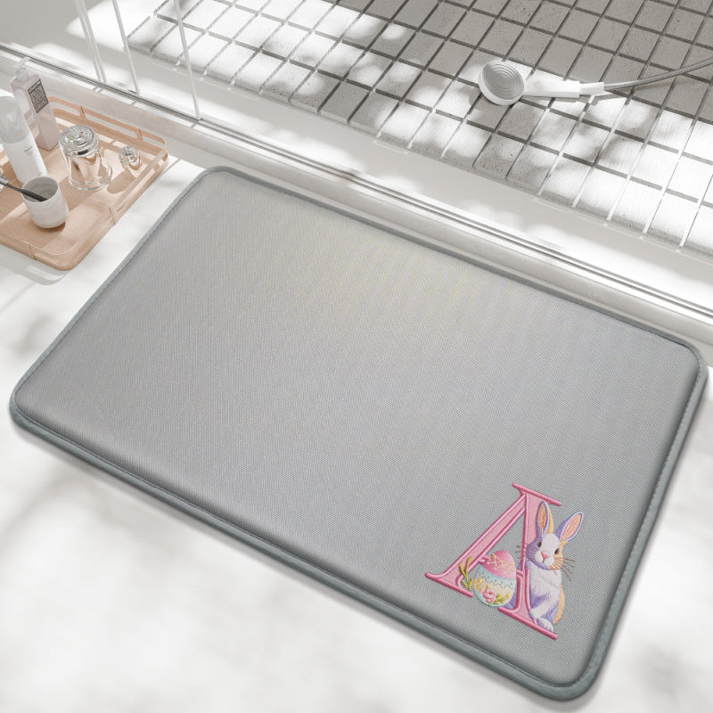 Playful Cartoon Bath Mat Kalsten