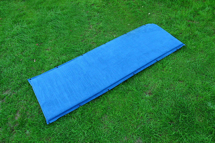 full-length camping sleeping pad with heavy-duty canvas cover and reinforced snap grommets Kalsten