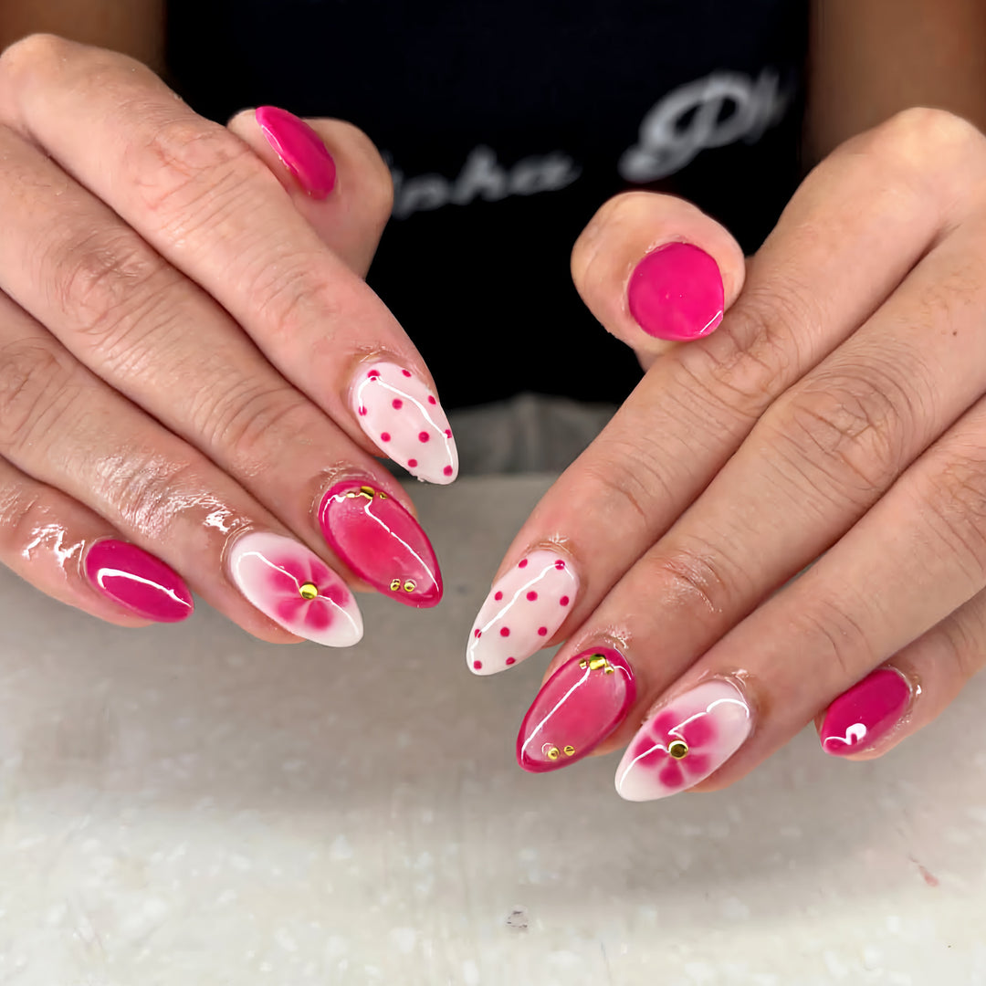 Artistic Floral Nail Art Kalsten