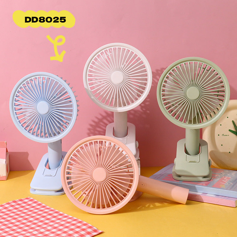Women Portable Mini Rotary Fan with Flexible Tilt Mechanism Kalsten
