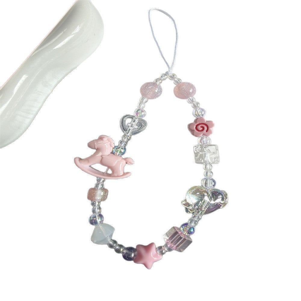 Playful Themed Beaded Charm Necklace Kalsten 1790135298