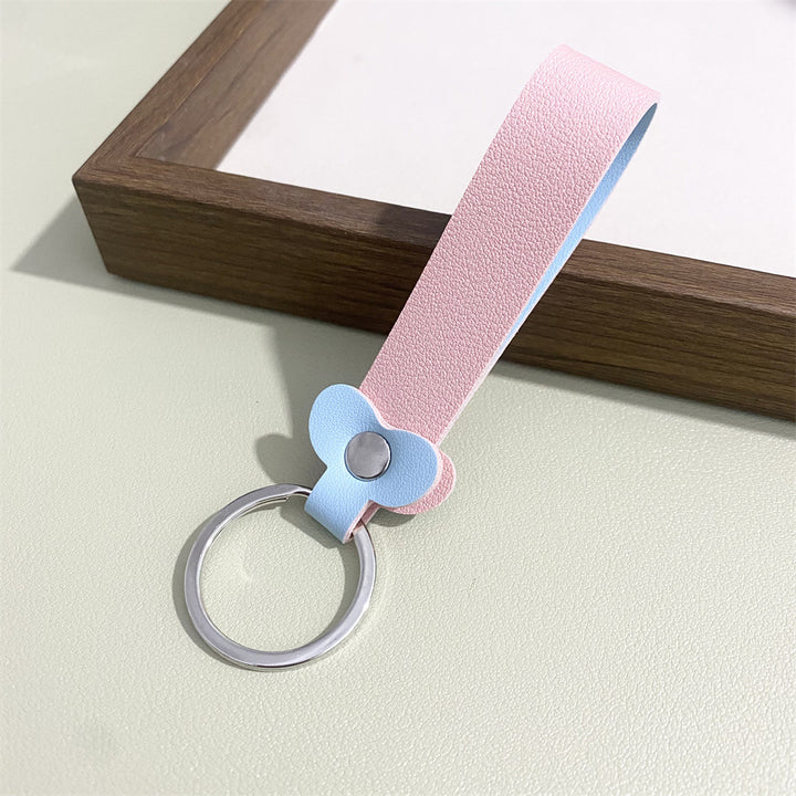 Floral Leather Keyring kalsten