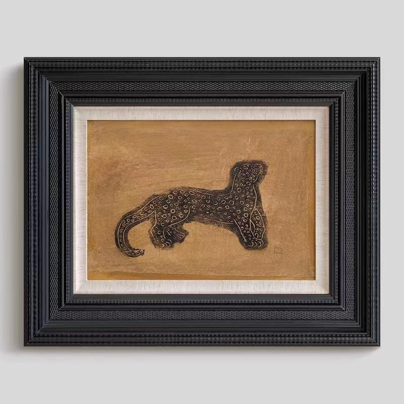 Artistically Made Animal Print Framed