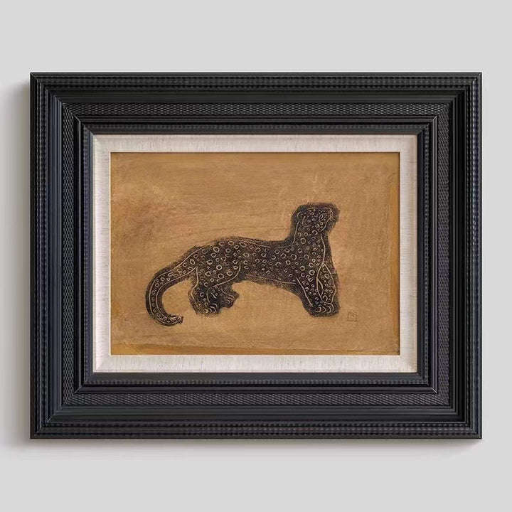 Artistically Made Animal Print Framed