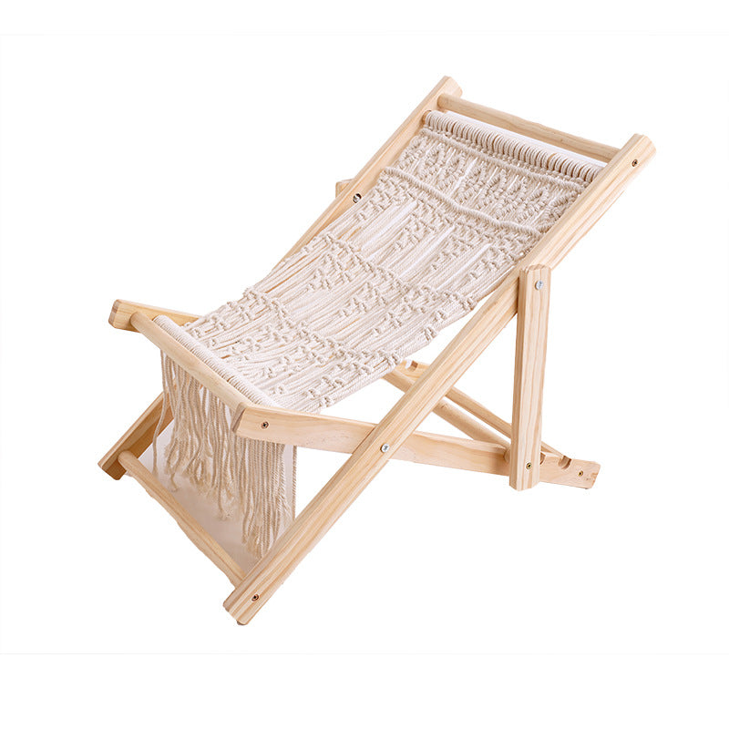 Macrame Folding Lounge Chair Kalsten