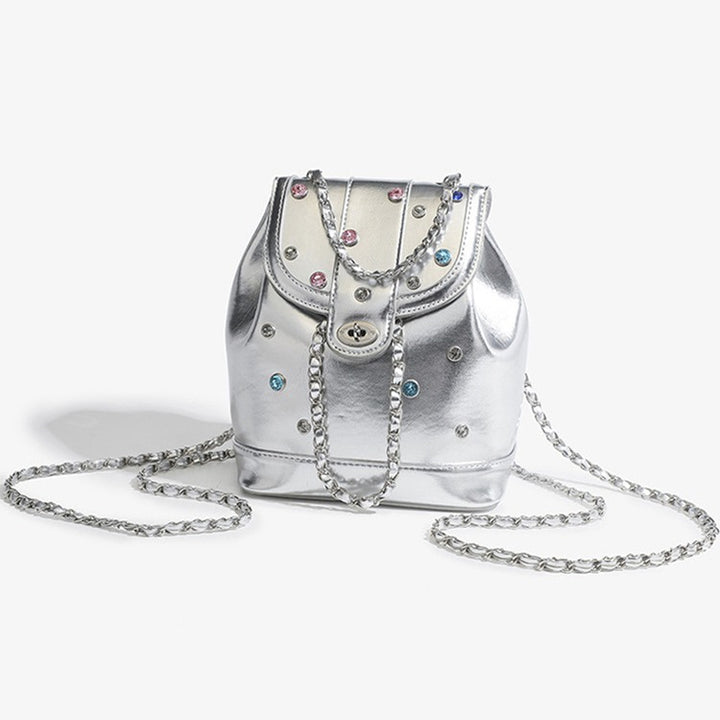 Glamorous Metallic Drawstring Bag Kalsten