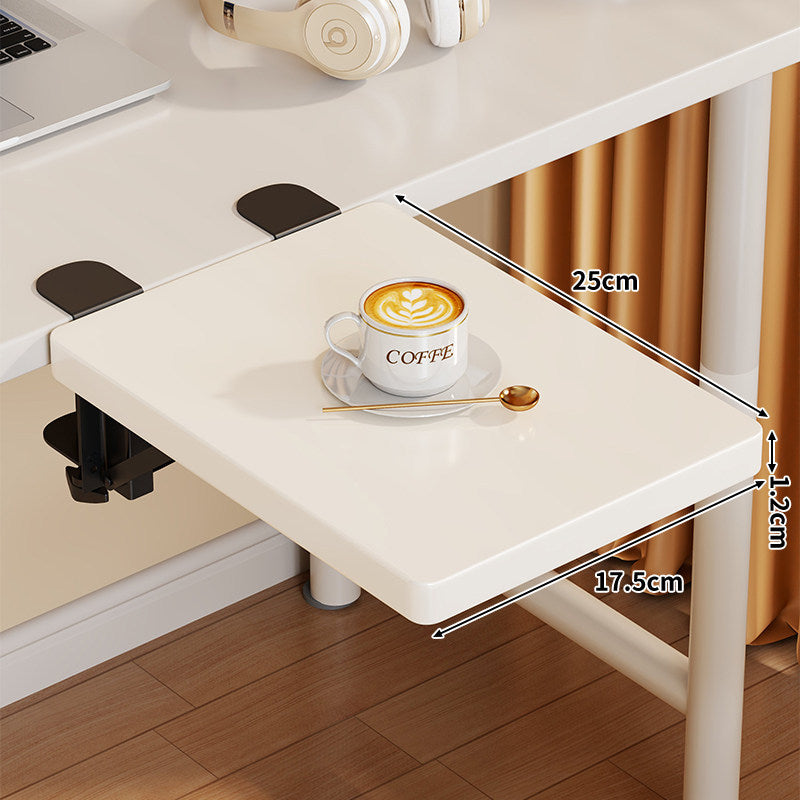 Long Under-Desk Pull-Out Sliding Keyboard and Work Surface Shelf