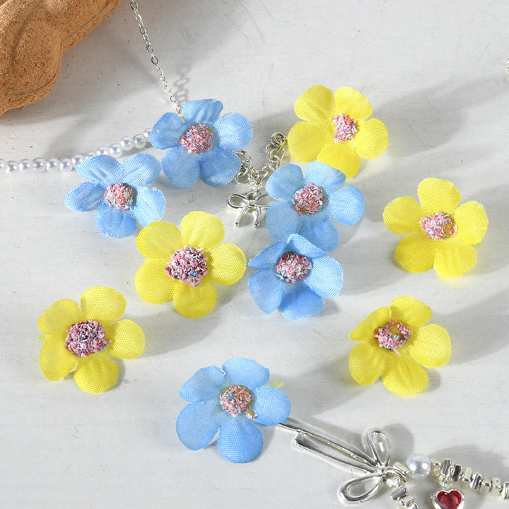 Glittery Floral Hair Accessories