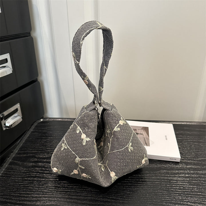 Floral Embroidered Handbag
