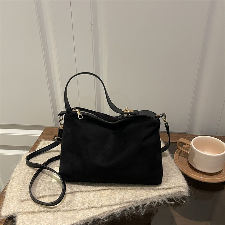 Suede Mini Handbag