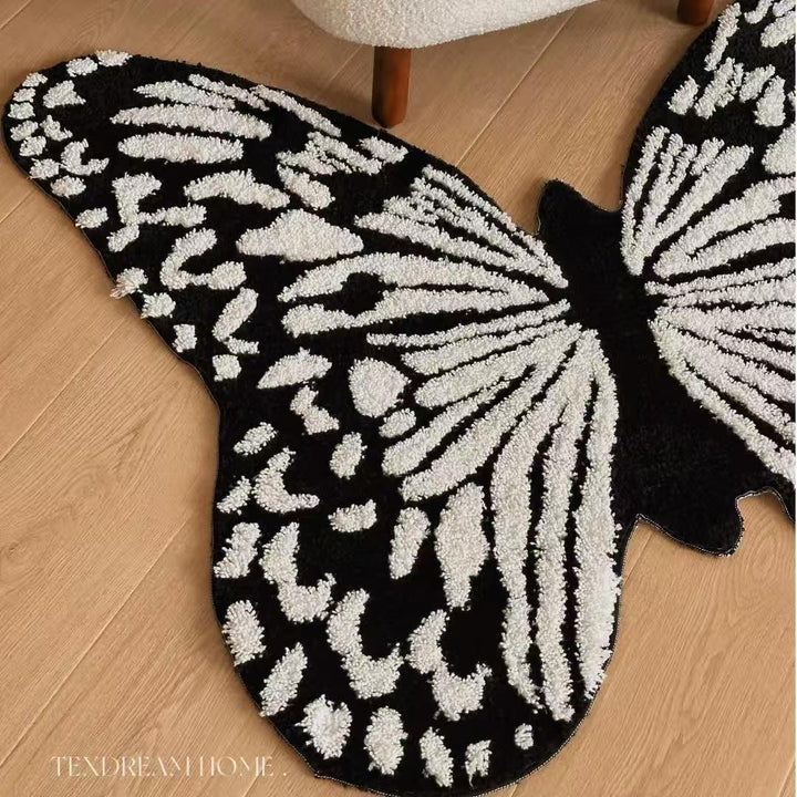 Butterfly-Shaped Decorative Area Rug Kalsten