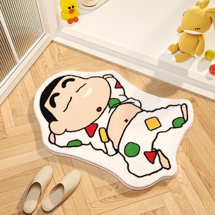 Cartoon Character Plush Bath Mat