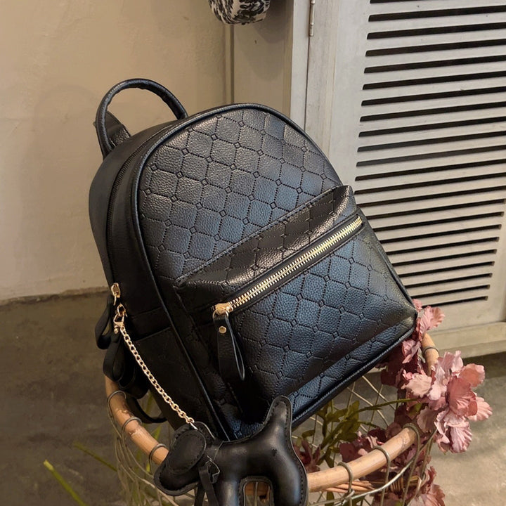 Stylish Textured Mini Backpack Kalsten
