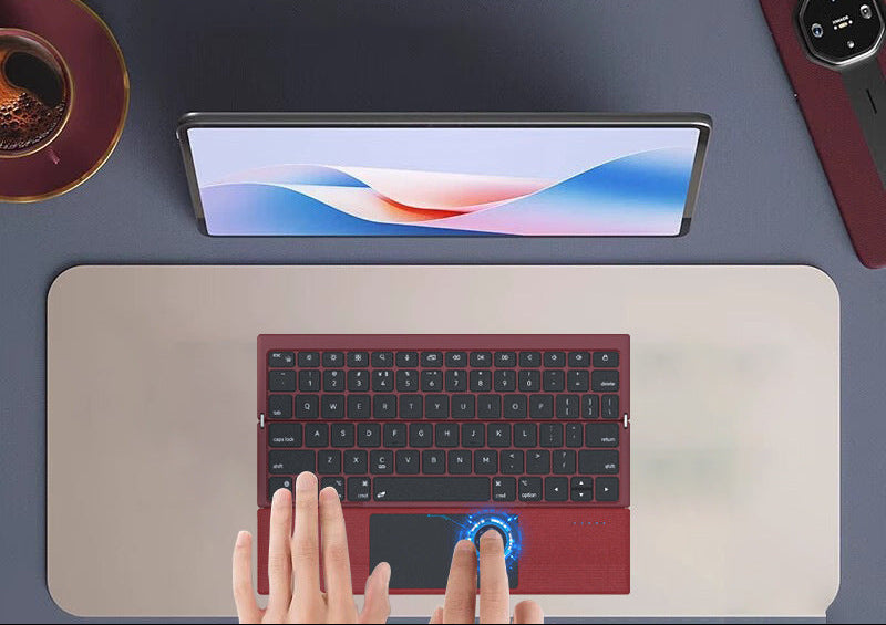 Compact Wireless Keyboard with Touchpad Kalsten