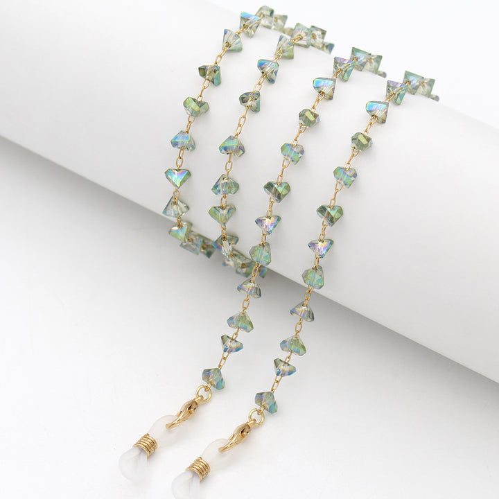 Heart Shaped Beaded Eyewear Chain Kalsten
