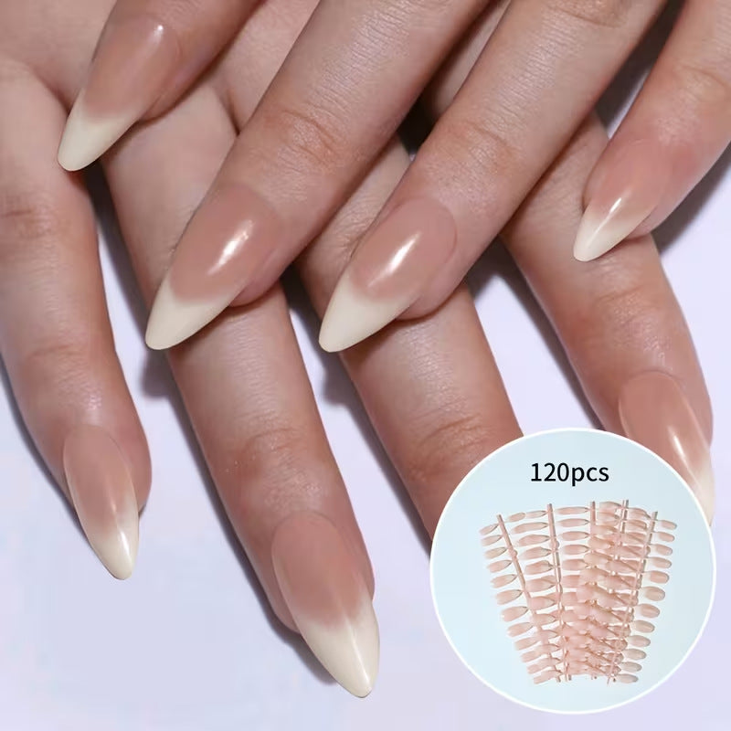 Premium Long-Lasting Almond Shaped Nail Tips Kalsten