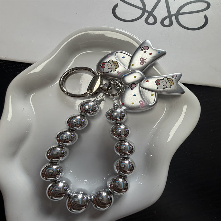 Playful Beaded Keychain Holder Kalsten