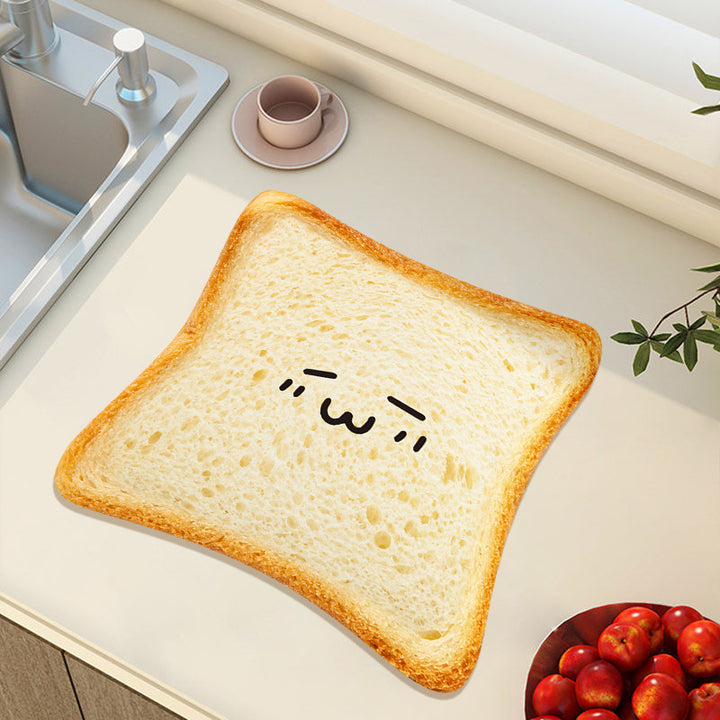 Cute Cartoon-Themed Kitchen Mat