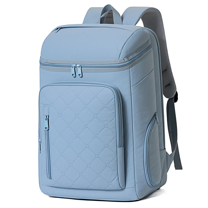 Quilted Multi-Functional Travel Backpack