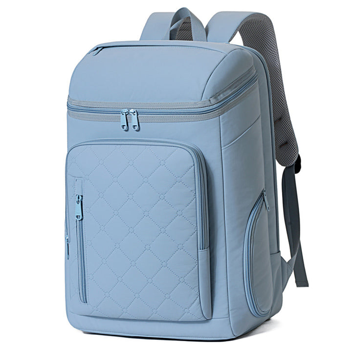 Quilted Multi-Functional Travel Backpack