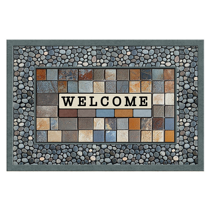 Decorative Bird-Themed Welcome Mat