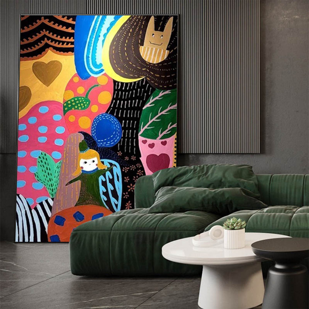 Panther-Themed Canvas Wall Art