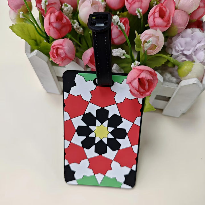 Unisex Luggage Tag in Creative Geometric Design Kalsten