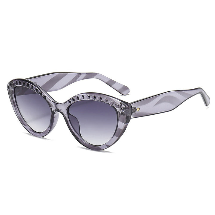 Women Cat-Eye Sunglasses with Glittering Details Kalsten