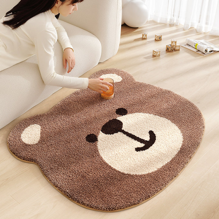 Tiger-Head Shaped Area Rug Kalsten