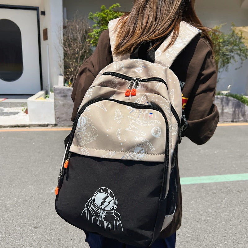 Adventure-Themed Graphic Backpack Kalsten