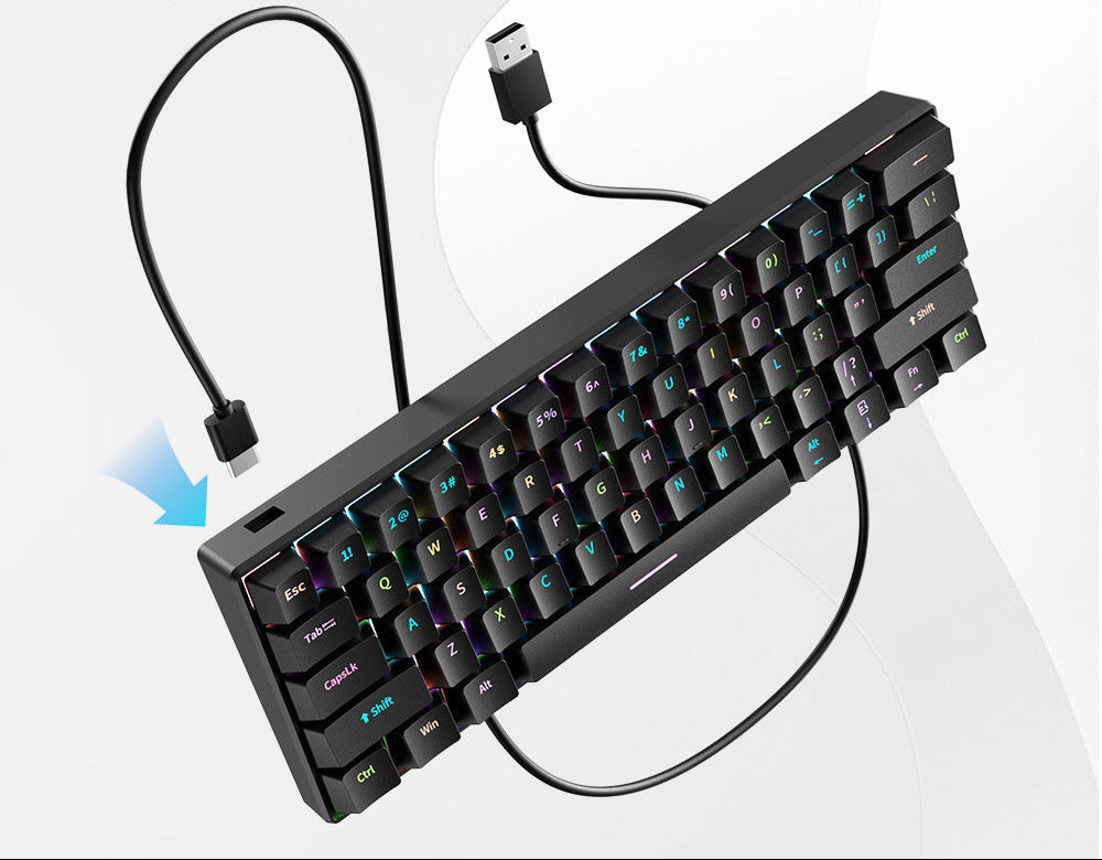 RGB Compact Mechanical Keyboard with Ultra-Responsive Switches Kalsten