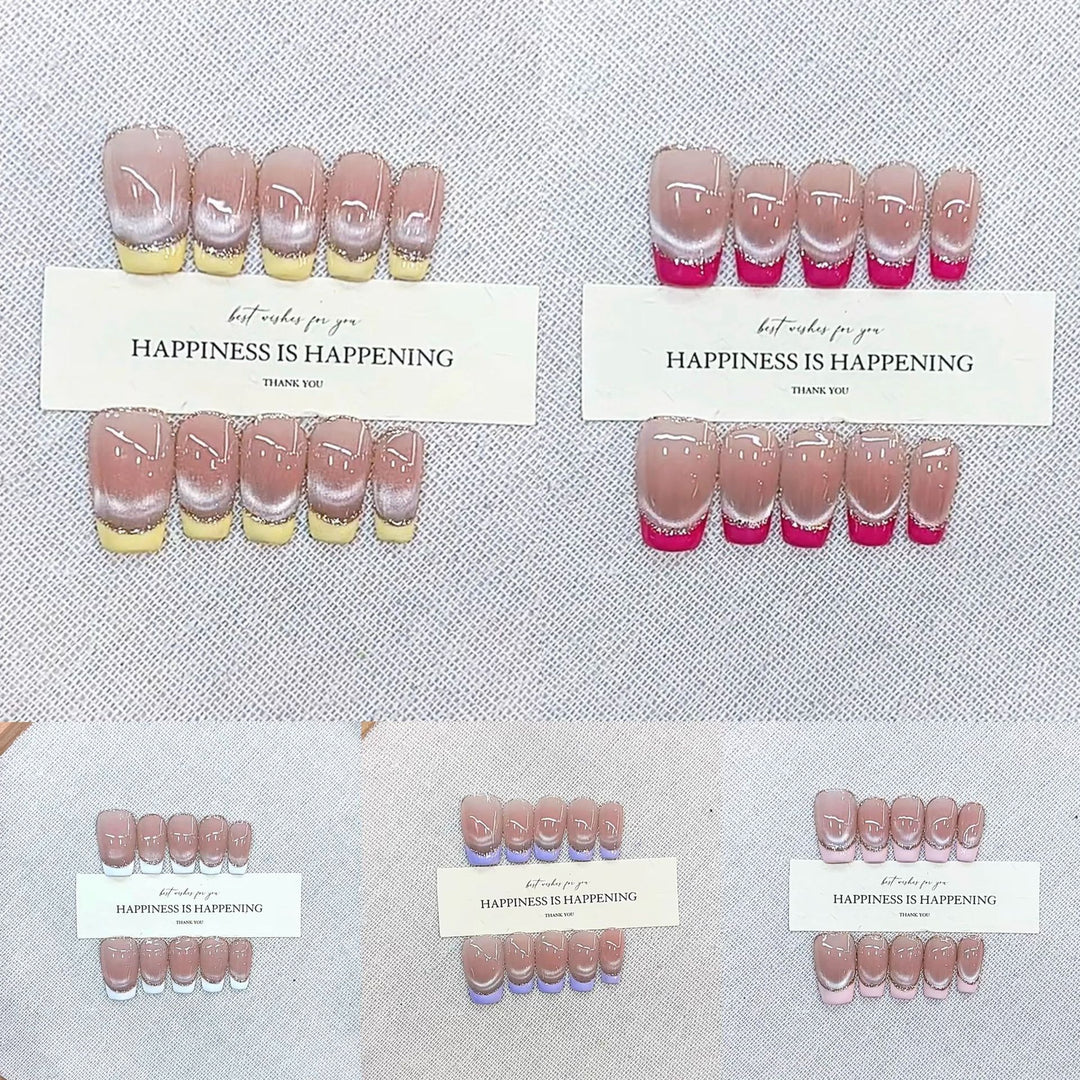 Glamorous Ombre Effect Press-On Nail Set Kalsten