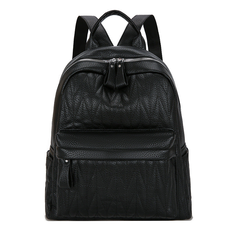 Quilted Leather Backpack Kalsten
