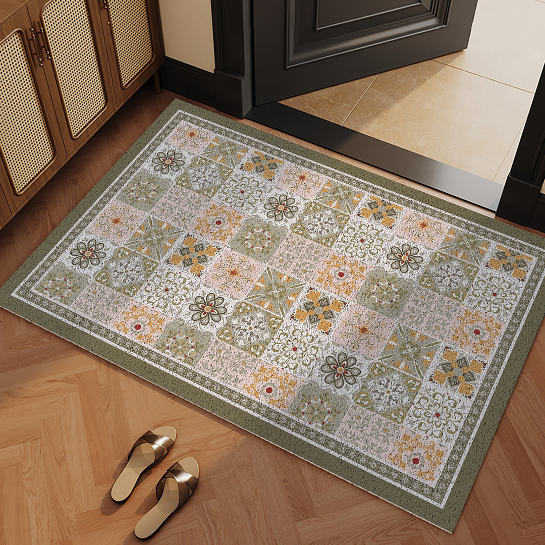 Elegant Geometric Pattern Entrance Mat