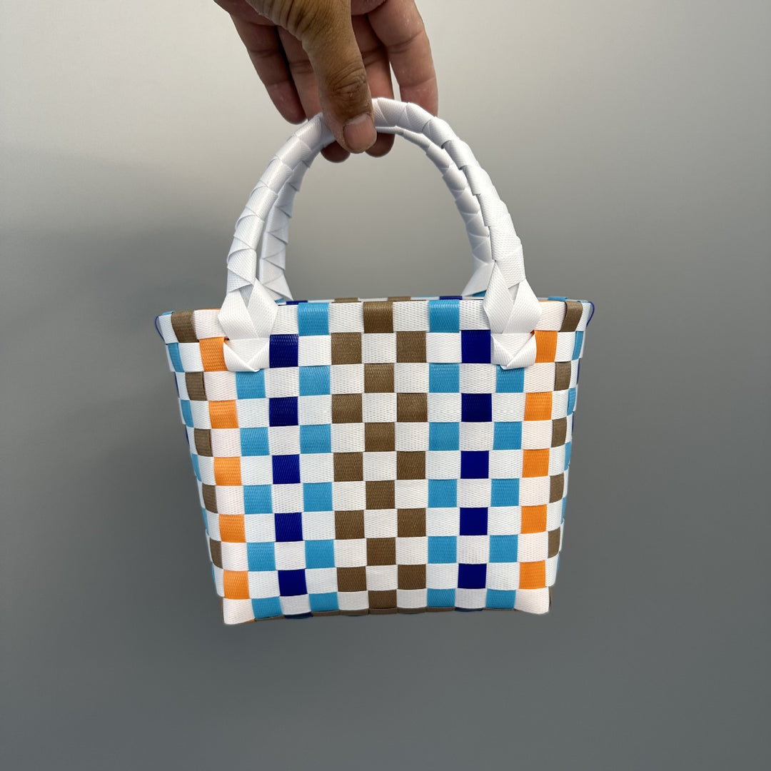 Playful and Colorful Basket Bag Kalsten