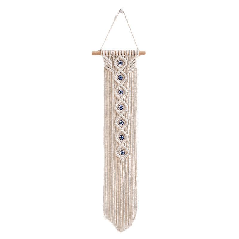 Macrame Decorative Wall Hanging with Eye Design Kalsten