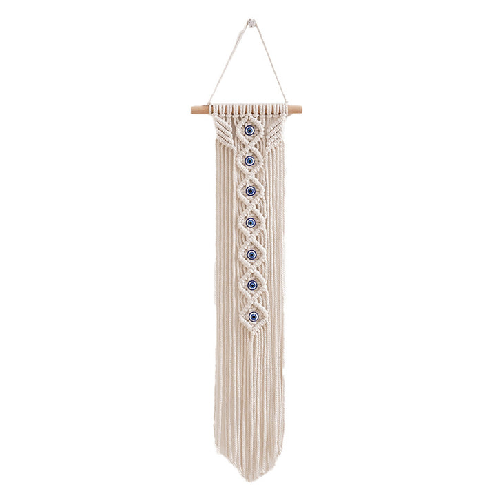 Macrame Decorative Wall Hanging with Eye Design Kalsten