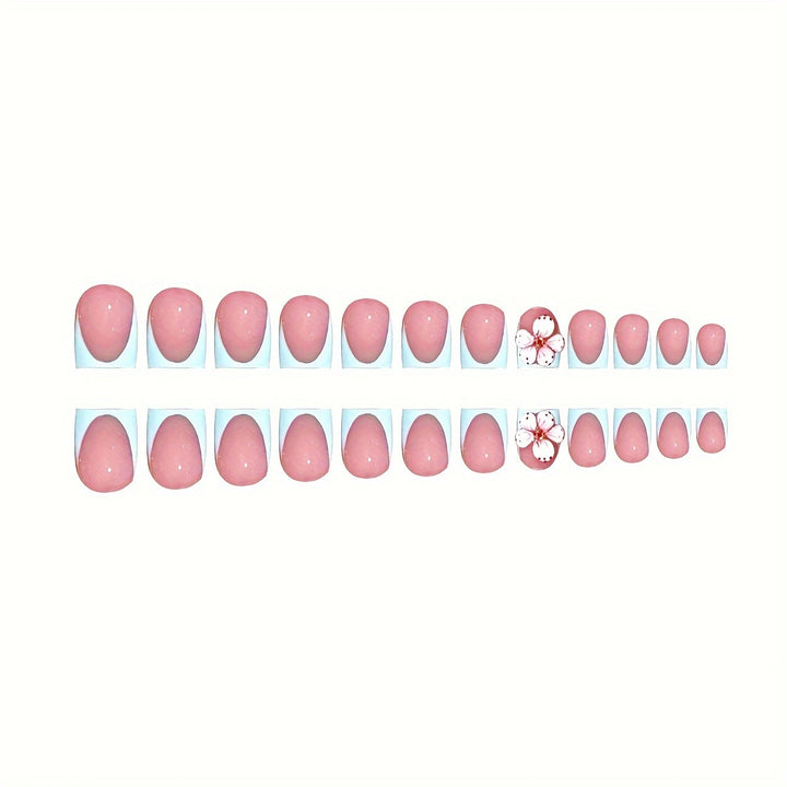 Artistic Floral Design Press-On Nails Kalsten