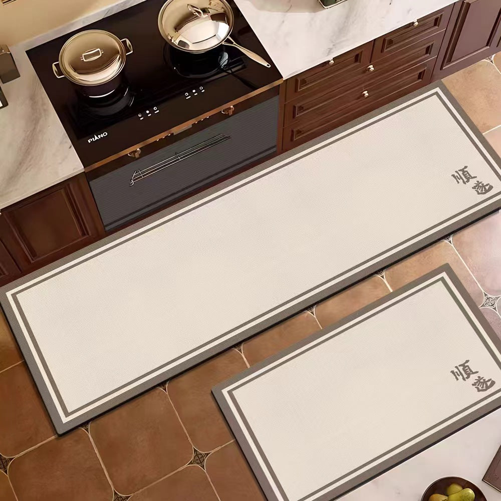 Elegant Textured Kitchen Runner Set Kalsten