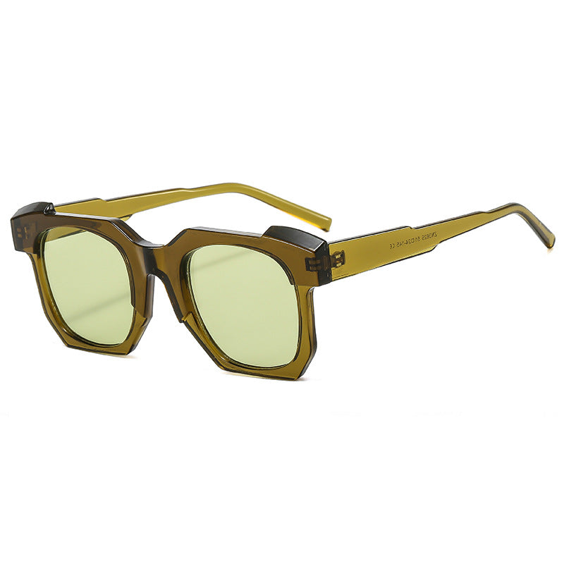 Women's fashionable sunglasses in square design with contrasting frame Kalsten