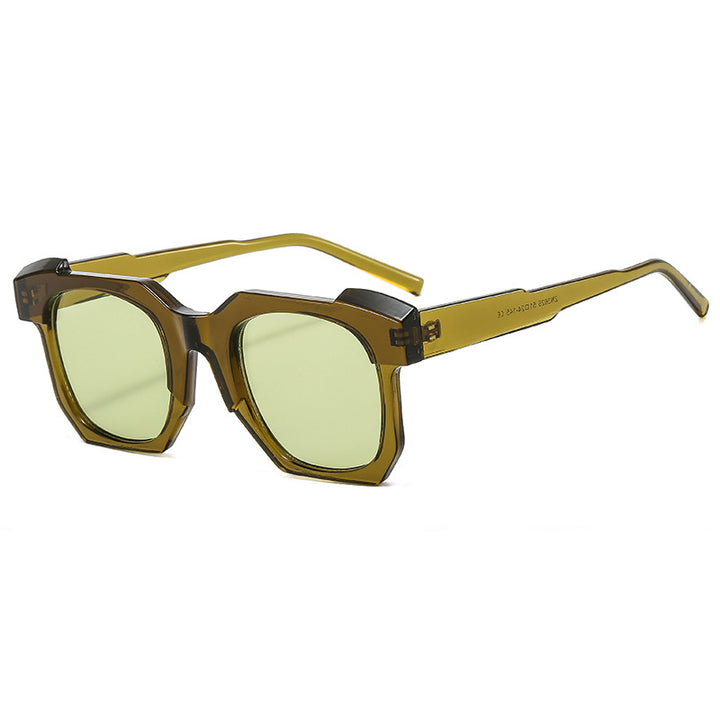 Women's fashionable sunglasses in square design with contrasting frame Kalsten