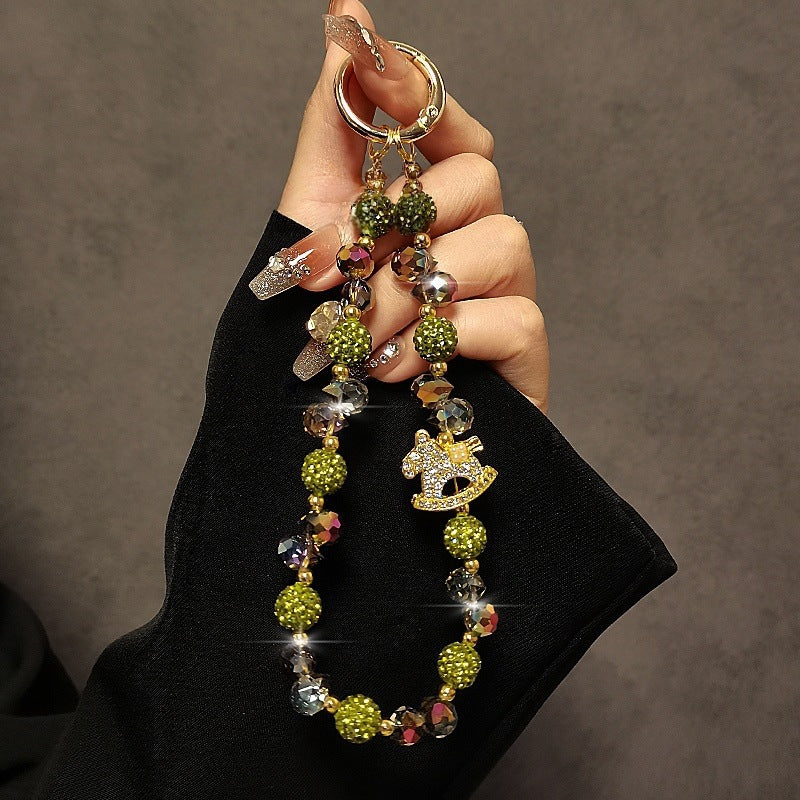 Decorative Crystal Charm Keychain Kalsten