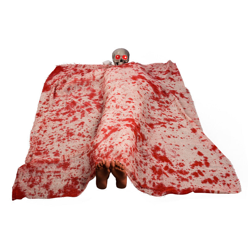 Spooky Blood-Stained Body Bag Decoration Kalsten